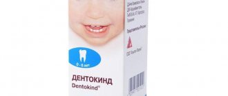 Инструкция по применению Дентокинд для детей