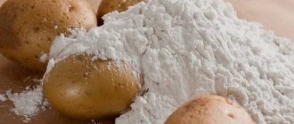 Potatoes and starch