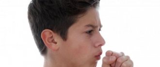 Cough with viral rhinitis