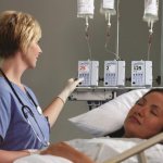 При помощи капельниц