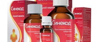 Синекод показания к применению